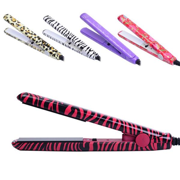 

hair straighteners creative multi-function mini electric splint curler straight dual use styling rollers big curly curling stick eu plug, Black