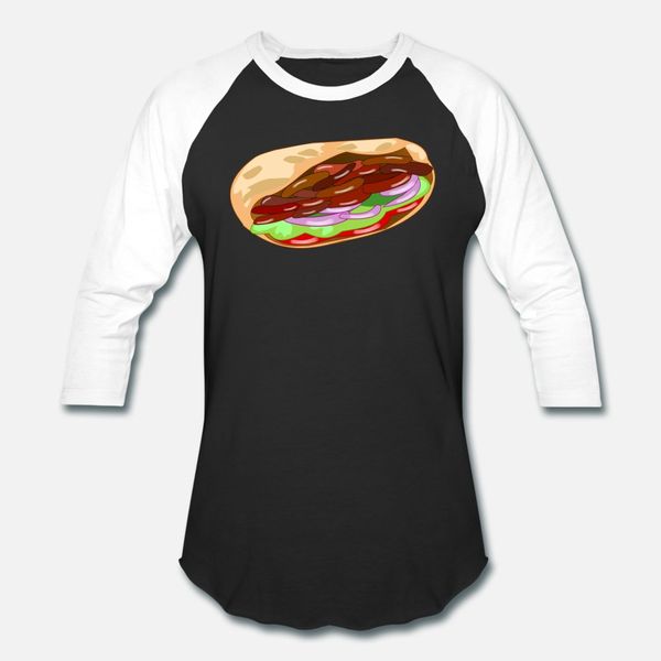 

taco doener kebab food essen1 t shirt men designing 100% cotton crew neck costume interesting funny casual spring autumn slim shirt