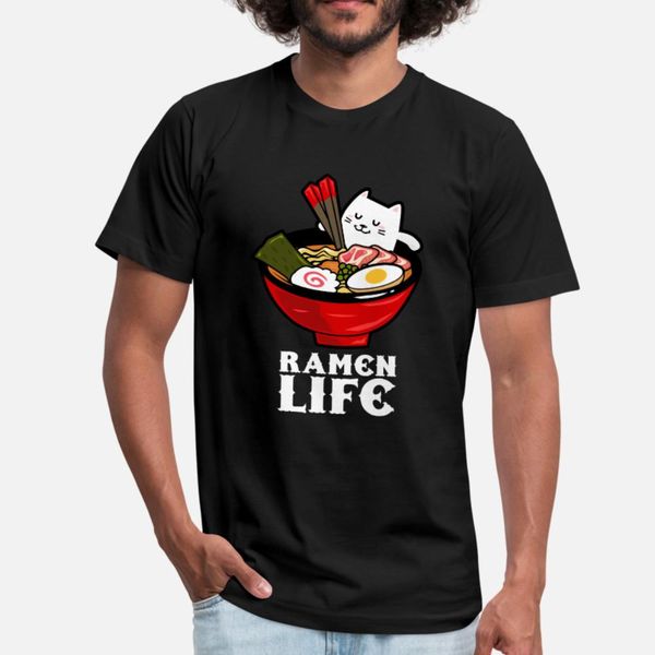 

ramen life cat ешьте т рубашки мужчин вязаная майка o шеи охладиться подарка аутентичные spring leisure рубашку