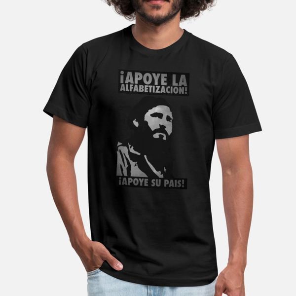

fidel castro t shirt men custom tee shirt o-neck clothes fit basic summer pattern shirt