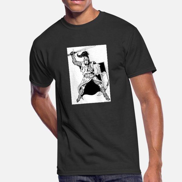 

medieval knight by russ fagle t shirt men designer cotton o neck standard fitness new style spring autumn unique shirt