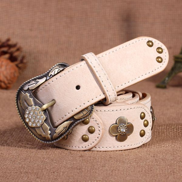 

belts fashion belt women belt cow leather belt needle buckle 3.8cm width black coffee brown casual lady belts 04, Black;brown