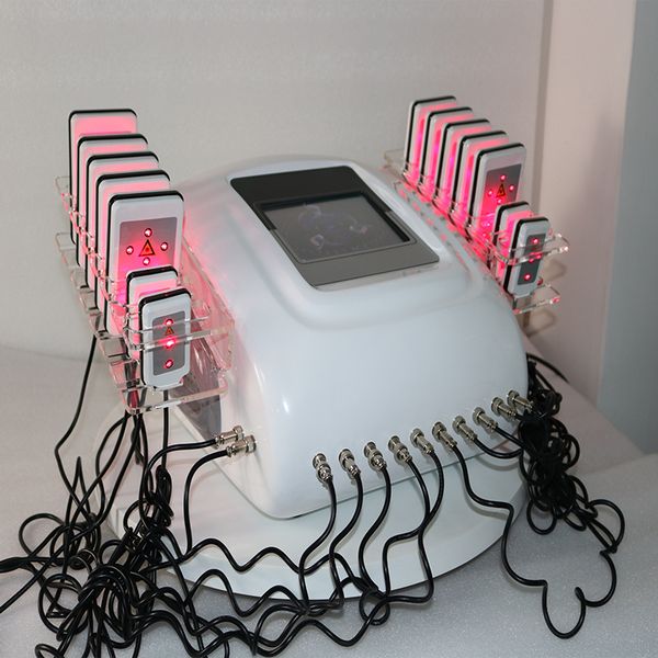 

diode lipo laser lllt fat burning anti-cellulite body sculpting 14 pads weight loss beauty slimming machine spa