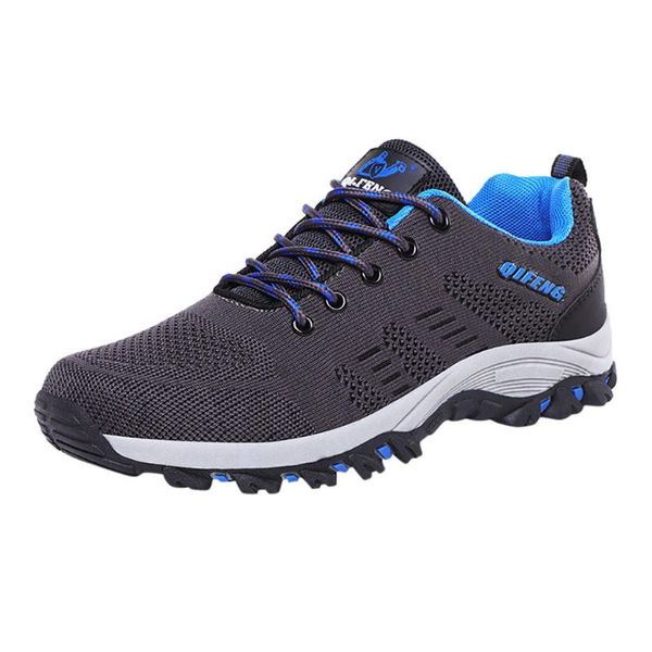 

men outdoor knit lightweight mesh sneakers breathable fashion running shoes non-slip retro casual fashion four season shoes