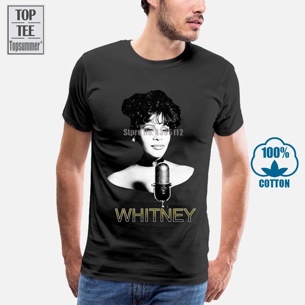 

whitney houston microphone t shirt s m l xl 2xl brand new official