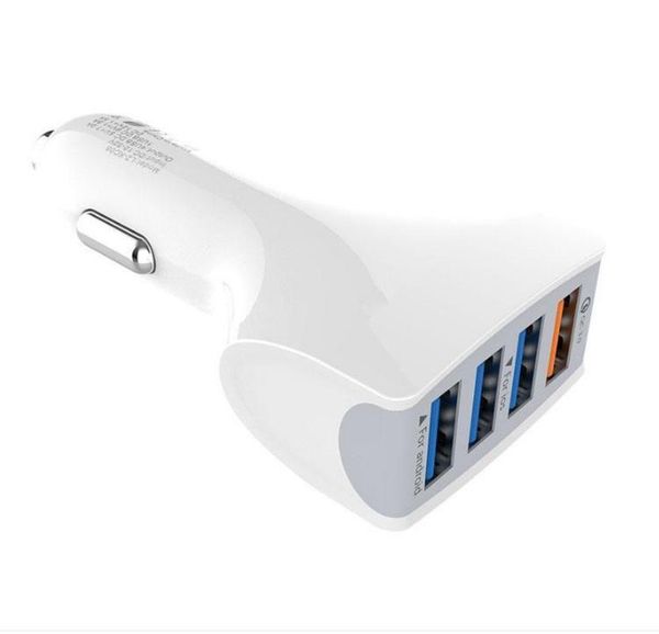 

4 usb port qc 3.0 celular pad quick smart phone fast car charger 12v for android samsung mobile phones for samsung xiaomi