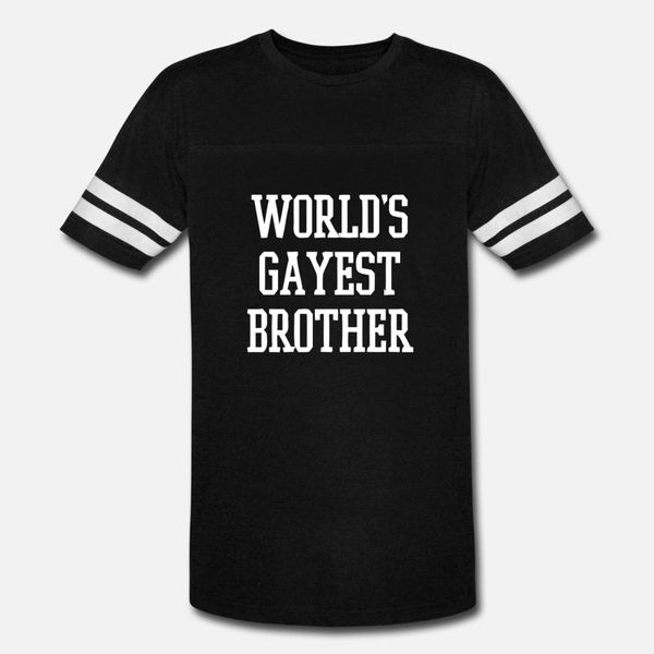 

world s gayest brother sarcastic novelty t shirt men create cotton s-xxxl male anti-wrinkle basic summer style unique shirt