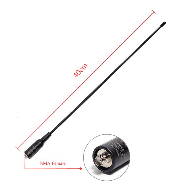 

walkie talkie nagoya na-771 fastness laser print sma-female dual band 144/430mhz antenna for baofeng uv-5r uv-82 uv-9r plus