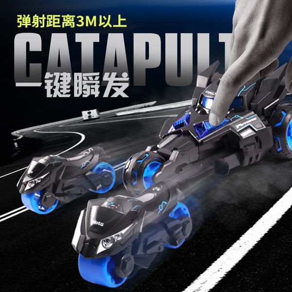 

1:32 children cool stunt racing car pull back alloy catapult car 3 in one children gift 3 colors