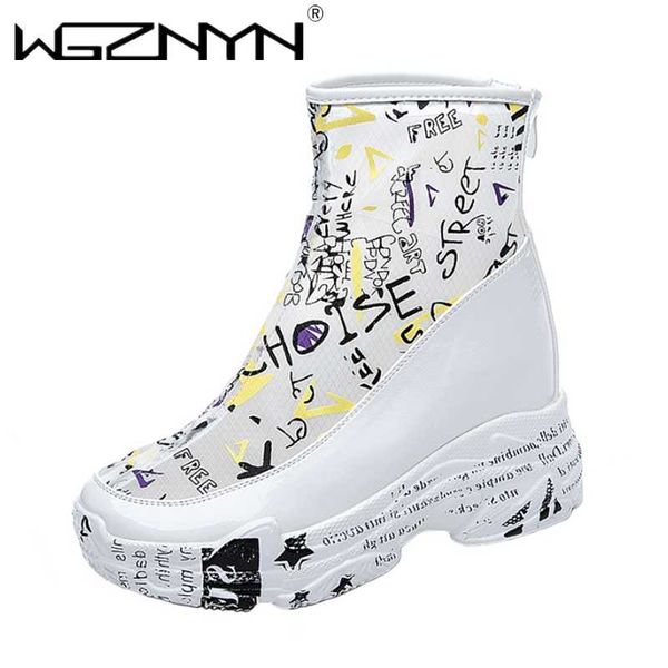 

autumn quality mixed colors women boots breathable platform boots designer chunky sneakers fashion basket femme dad casual shoes, Black