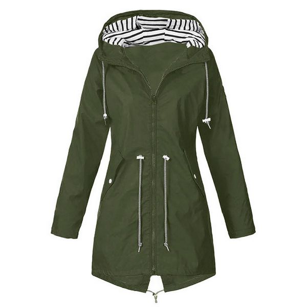 

new women's raincoats transition jacket sunsetautumn winter rain coat hiking jacket outdoor camping quick dry coat female, Black;brown