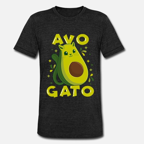 

cute funny avogato avocado cat pun t shirt men designs 100% cotton round neck formal interesting comfortable summer leisure shirt
