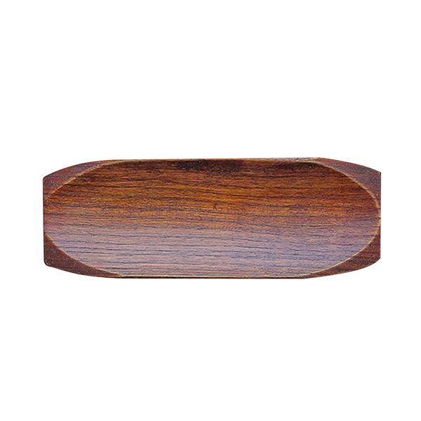 

serving rectangular cake wooden sushi dish dessert plate dried fruit napkin tray