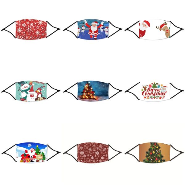 

shipping in stock i cant breathe face christmas masks kids washable face mouth christmas mask 8 colors cycling sports dust-proof christma#23, Black