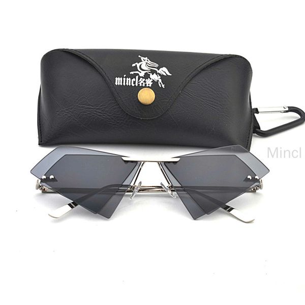 

sunglasses ladies classic retro punk men women vintage oversized triangle sun glasses shades female luxury designer fml, White;black
