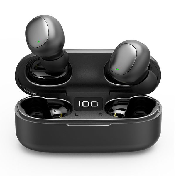 

tws touch control bluetooth 5.0 earphone wireless gaming in-ear earbuds led digital display hd stereo noise cancelling headset with mic