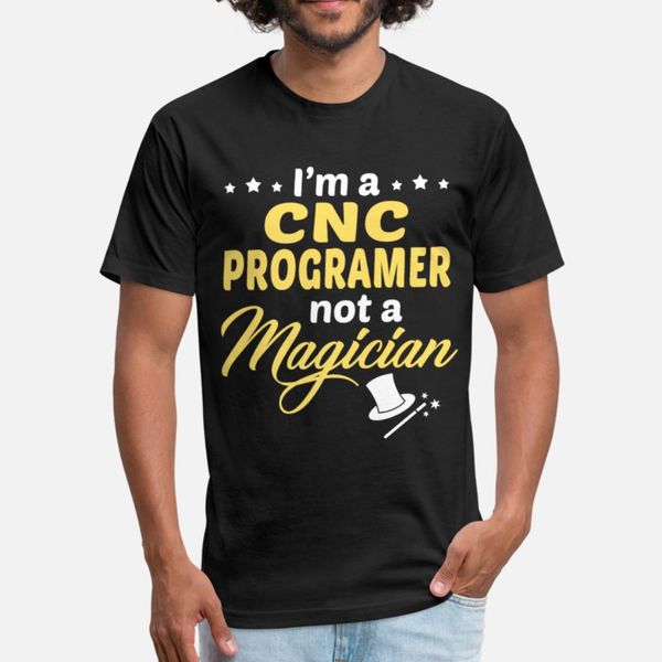 

cnc programer t shirt men designing tee shirt s-3xl male anti-wrinkle building spring family shirt