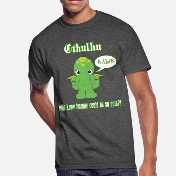 

cthulhu t shirt men personalized cotton s-xxxl unique anti-wrinkle humor summer style vintage shirt