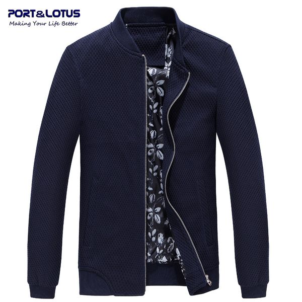 

port&lotus men bomber jacket solid fashion brand clothing men coats masculina 202(hd8808) wholesale, Black;brown