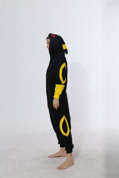 

winter flannel cartoon mascot animal one-piece pajamas couples version household clothing batch, Red;yellow