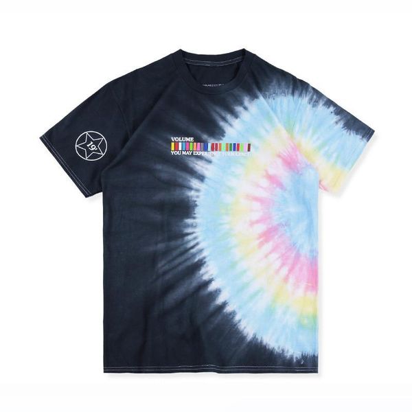 

astroworld mens designer tshirts fashion tie dye letter print mens short sleeve tees casual males clothing, White;black