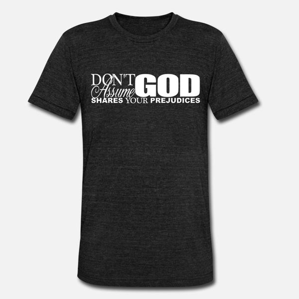 

don't assume god t shirt men personalized cotton s-xxxl male crazy new fashion summer style outfit shirt