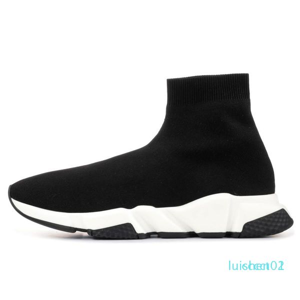 

sock designer speed trainer brand shoes black white red flat fashion socks sneakers trainers runner size 36-45 1 ct01