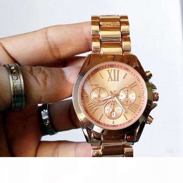 

wholesale geneva watch full steel watches women dress rhinestone analog wristwatches men casual watch quartz watches new michael, Slivery;brown
