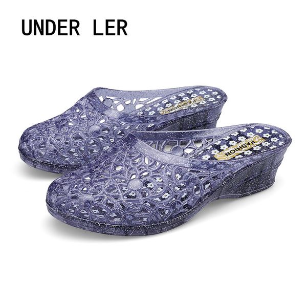 

2020 summer sandals for beach sports women men's slip-on shoes slippers female male crocks crocse water mules d019, Black