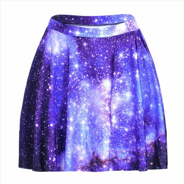 

s to 4xl blue galaxy paisley womens summer skirts womens above knee mini skater skirts plus size 3 patterns, Black