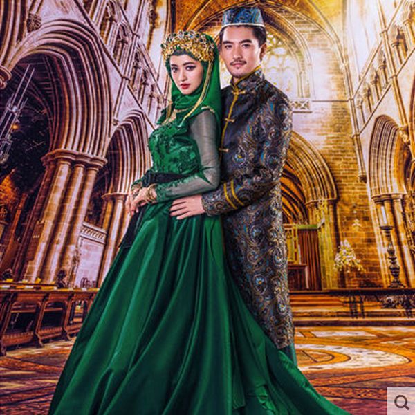 

Tailor-made wedding dress 2016 wedding Muslim wedding clothing wholesale / a generation of fat