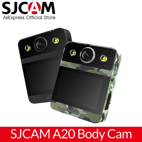 

sports & action video cameras sjcam a20 portable body camera waterproof wearable infrared security with led lamp motion detection
