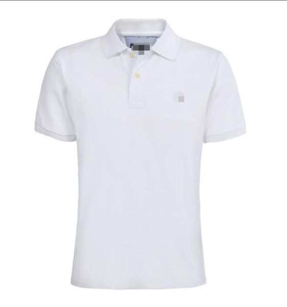 

beige men's lapel simple pure color short-sleeved shirt, White;black