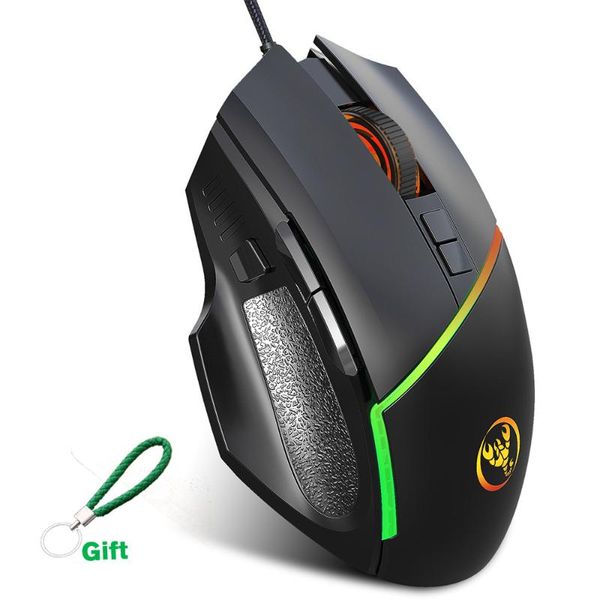 

gaming mouse adjustable 6400dpi mechanical mouse gaming 7 keys led light wired usb mice for pc lapprofessional