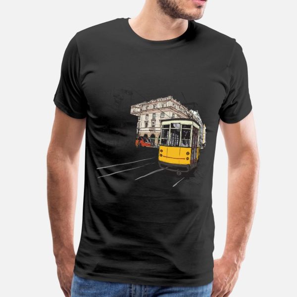

my sweet town hand drawn t shirt men designs short sleeve round collar pattern fitness breathable spring autumn standard shirt