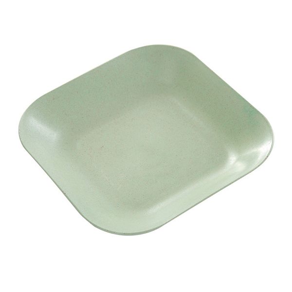 

kitchen organizer snack tray home wheat straw plate storage dried fruit food