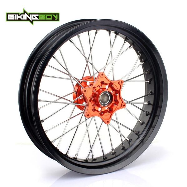 

bikingboy 3.5"x17" 1.6"x21" front wheel rim hub exc sx xc-w exc-f sx-f sxs xc 125 200 250 300 350 400 450 500 525 husabe