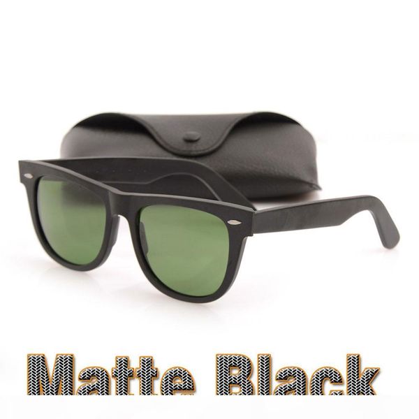 

matte black sunglasses mens sun glasses glass lens plank sunglasses womens glasses uv protection eyeglass 50 54 sun glasses, White;black