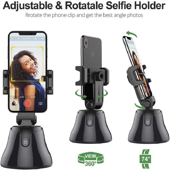 

smart tracking stabilizers all-in-one auto smart vlog shooting selfie stick auto face tracking object camera phone stabilizers