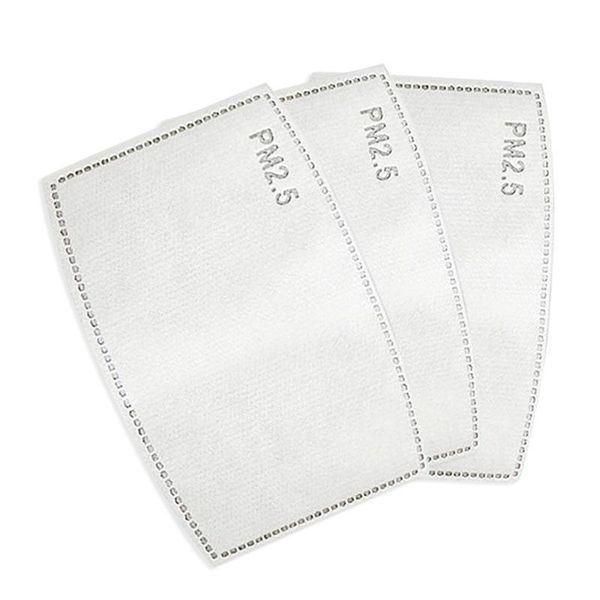 

inner paper pad masks gasket pm2.5 pads filter protective mask layer 5 face filter replacement pad respirator mask disposable yaehi