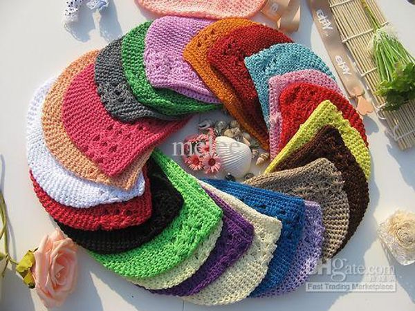 

kufi crochet kufi baby hat girl hat beanie 16 colors and 2 sizes to chose bow clip - babytoddler
