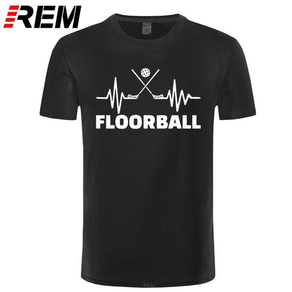 

man's floorball fan ecg t shirt for men quality homme tee shirt o-neck short sleeve fashion brand t-shirt ing