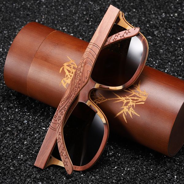 

gm retro brown skateboard wood sunglasses men bamboo sunglass women brand mirror uv400 square sun male shades glasses mx200619, White;black