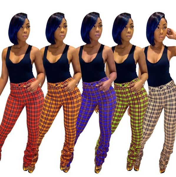 

women flare pants pleated split print butterfly leopard stacked leggings bell bottom trouser split hem flare ruched pant z6698, Black;white