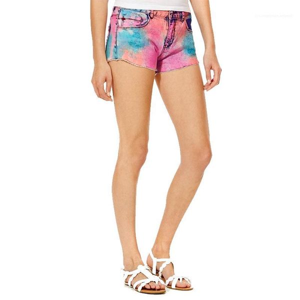 

dye short pants women womens 2020 designer luxury shorts jeans summer shorts slim colorful tie, White;black