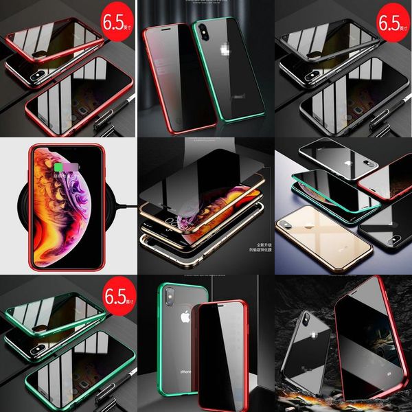 

magnetic 7 xs plus case se2 tempered 360 pro tongdaytech 6 metal glass iphone 11 coque phone cover magnet privacy max xr 8 for njkeo
