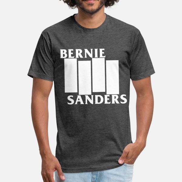 

bernie sanders black flag t shirt men fit tee shirt round neck letters fit fashion spring trend shirt