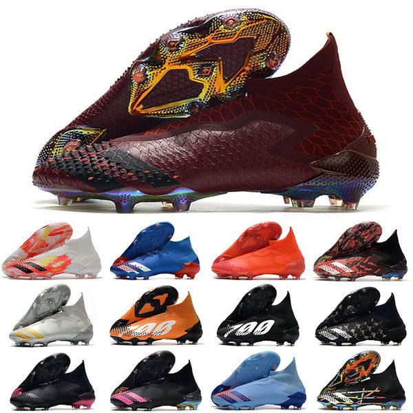 

2020 chuteiras mens soccer shoes predator mutator 20+ fg soccer cleats predator 20.1 high ankle football boots outdoor scarpe calcio