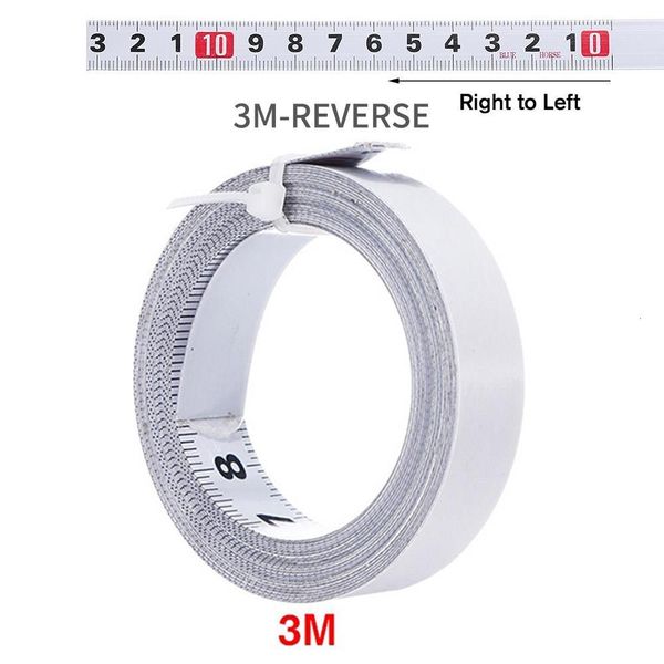 Stainless Steel Miter Track Tape Measure Self Adhesive Metric Scale Ruler 300cm