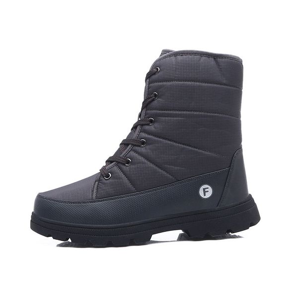 

39-46 зимние ботинки non-slip комфортная 2020 теплая обуви мужчины зима # nx1910, Black